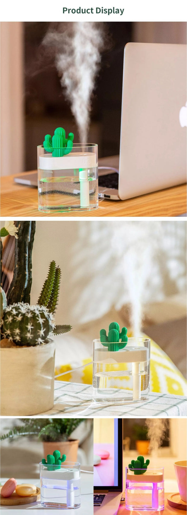 Clear Cactus Ultrasonic Air Humidifier