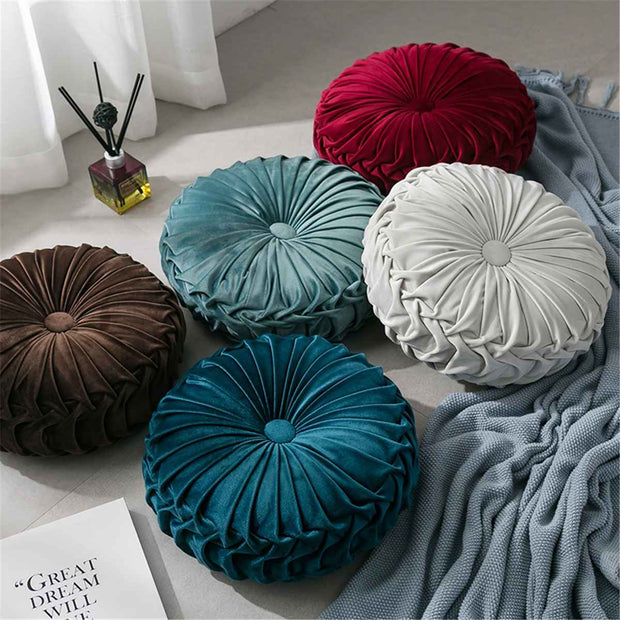 Round Shape Throw Pillow Cushion