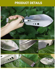 Multi-Purpose Stainless Steel Garden Shovel