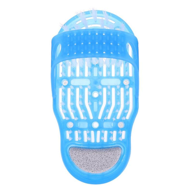 Bath Slippers Foot Scrubber