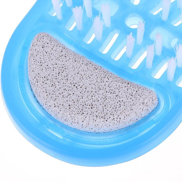 Bath Slippers Foot Scrubber