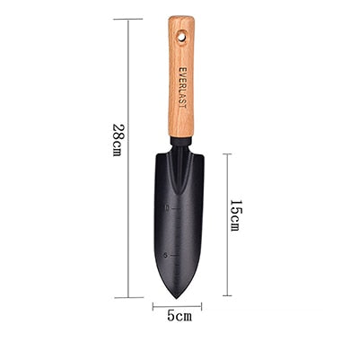 Carbon Steel Gardening Tool With Wooden Handle