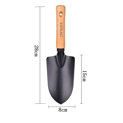 Carbon Steel Gardening Tool With Wooden Handle