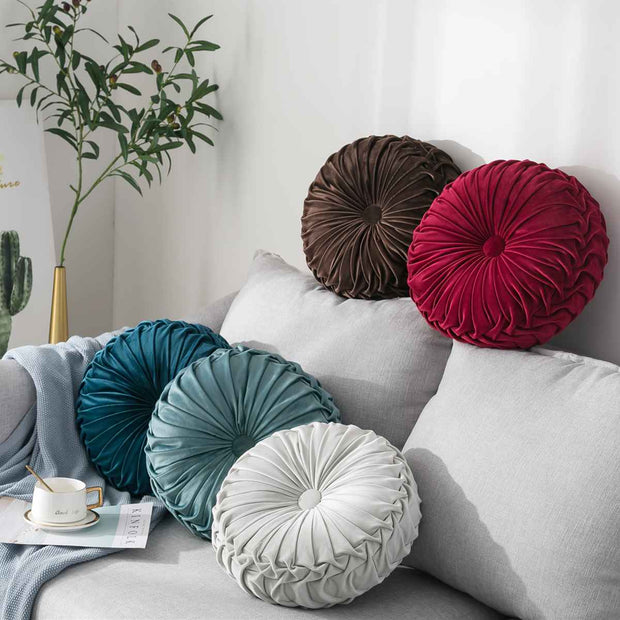 Round Shape Throw Pillow Cushion