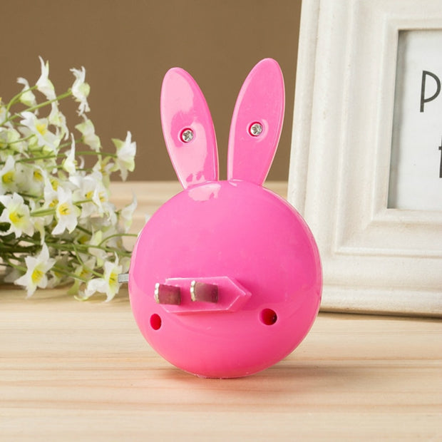 Cartoon Rabbit LED Night Light Bedroom Lamp