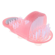 Bath Slippers Foot Scrubber