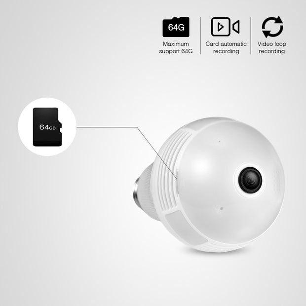 LED Light 960P Wireless Bulb