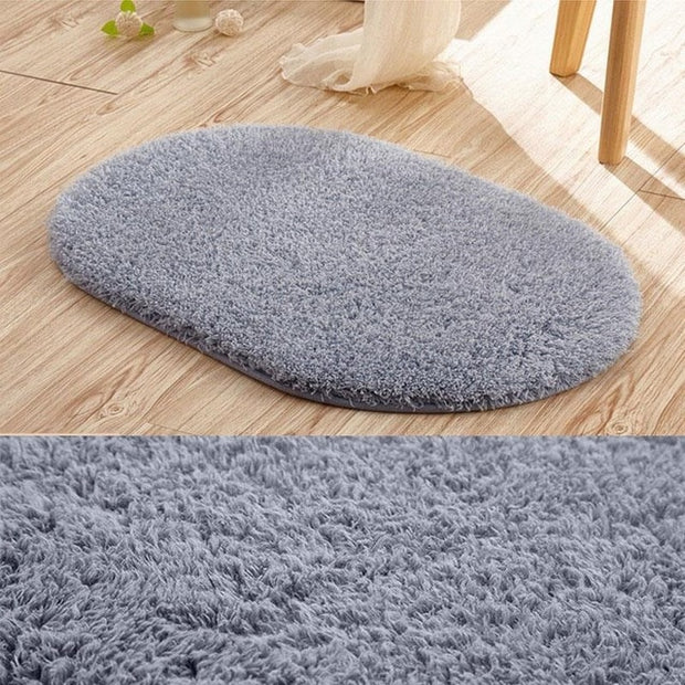 Non-Slip Absorbent Soft Oval