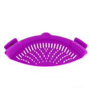 Silicone Clip On Pot Strainer Drainer