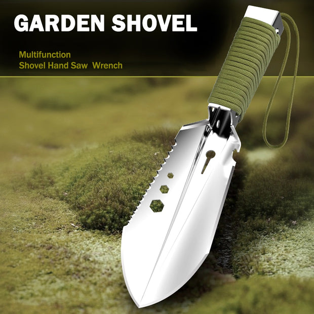 Multi-Purpose Stainless Steel Garden Shovel