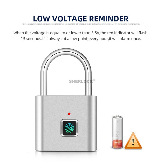 Fingerprint Smart Pad Lock