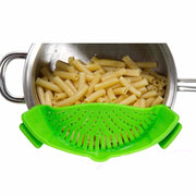 Silicone Clip On Pot Strainer Drainer