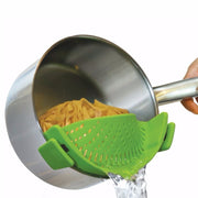 Silicone Clip On Pot Strainer Drainer